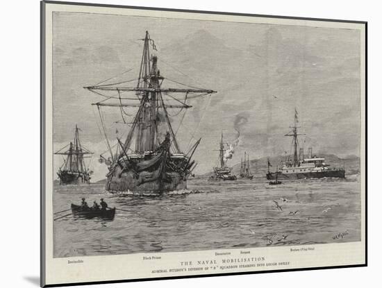 The Naval Mobilisation-William Lionel Wyllie-Mounted Giclee Print