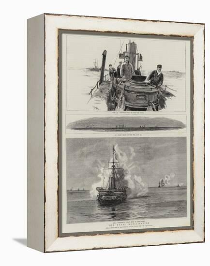 The Naval Mobilisation-William Lionel Wyllie-Framed Premier Image Canvas