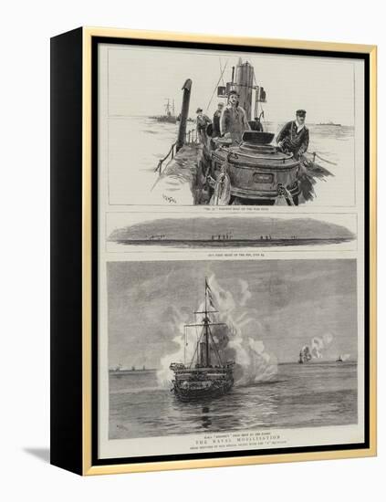 The Naval Mobilisation-William Lionel Wyllie-Framed Premier Image Canvas