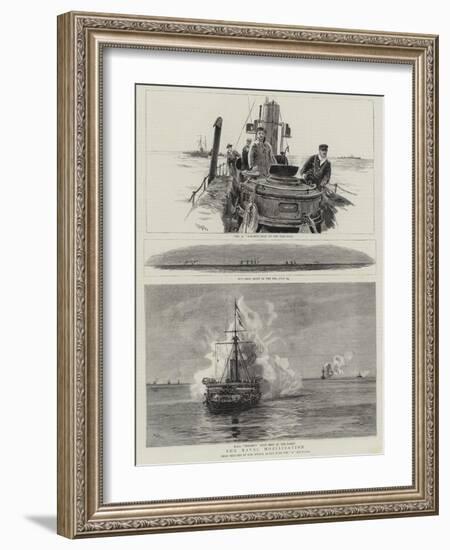 The Naval Mobilisation-William Lionel Wyllie-Framed Giclee Print