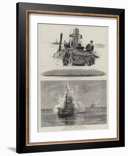 The Naval Mobilisation-William Lionel Wyllie-Framed Giclee Print