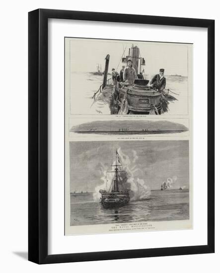 The Naval Mobilisation-William Lionel Wyllie-Framed Giclee Print