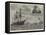 The Naval Review, Fleet Assembling at Spithead, Ships Taking Up their Position-null-Framed Premier Image Canvas