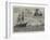 The Naval Review, Fleet Assembling at Spithead, Ships Taking Up their Position-null-Framed Giclee Print