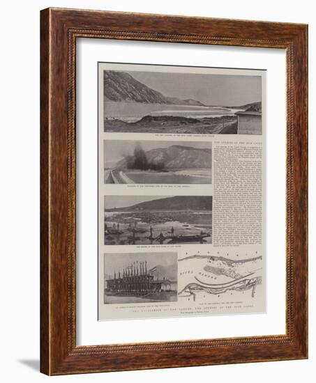 The Navigation of the Danube, the Opening of the Iron Gates-null-Framed Giclee Print