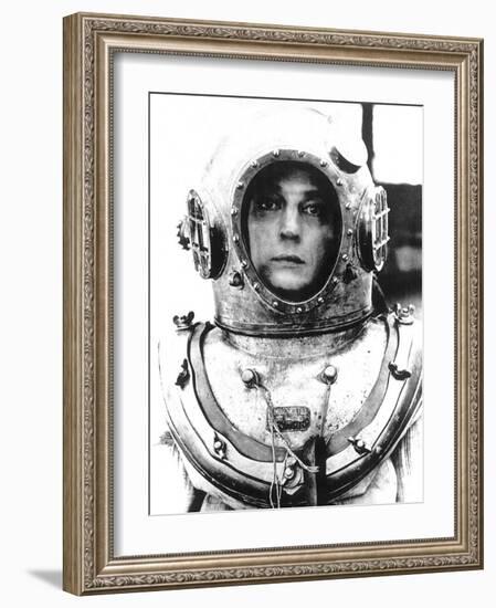 The Navigator, Buster Keaton, 1924-null-Framed Photo