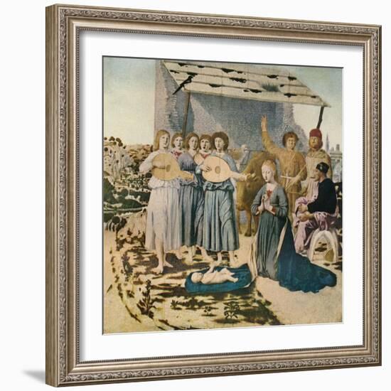 The Navitity, c1470, (1911)-Piero Della Francesca-Framed Giclee Print