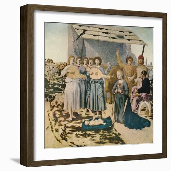 The Navitity, c1470, (1911)-Piero Della Francesca-Framed Giclee Print