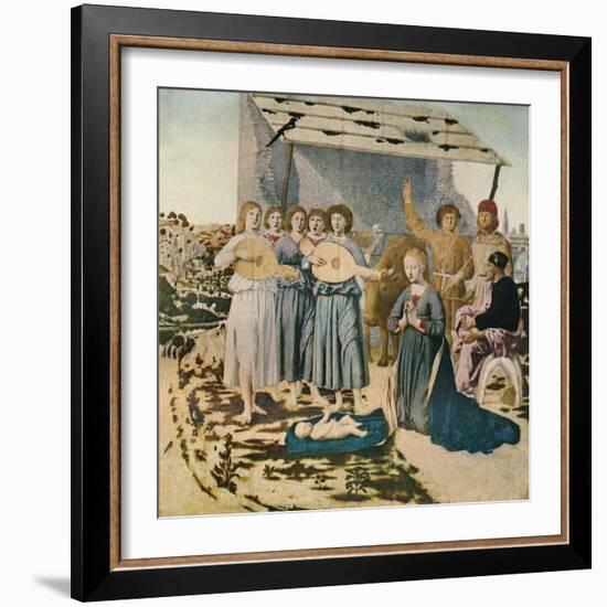 The Navitity, c1470, (1911)-Piero Della Francesca-Framed Giclee Print