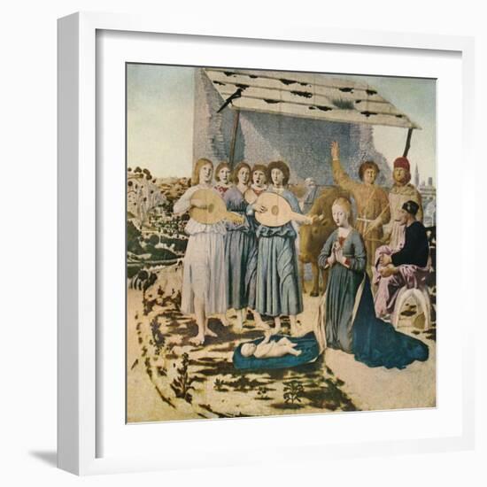 The Navitity, c1470, (1911)-Piero Della Francesca-Framed Giclee Print