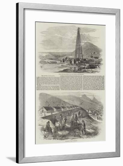 The Navvies at Balaclava-Robert Thomas Landells-Framed Giclee Print