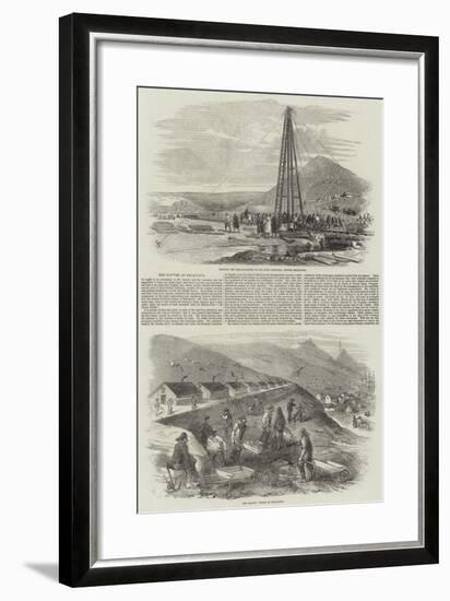 The Navvies at Balaclava-Robert Thomas Landells-Framed Giclee Print