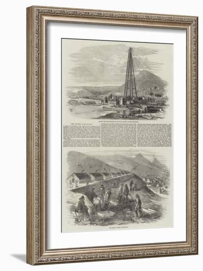 The Navvies at Balaclava-Robert Thomas Landells-Framed Giclee Print
