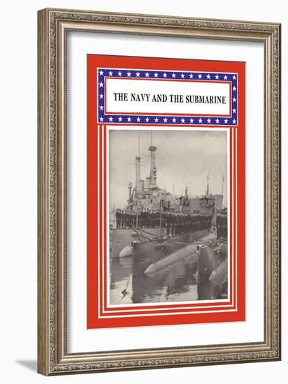 The Navy and the Submarine-null-Framed Art Print
