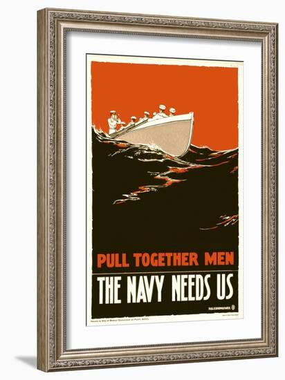 The Navy Needs Us-null-Framed Giclee Print