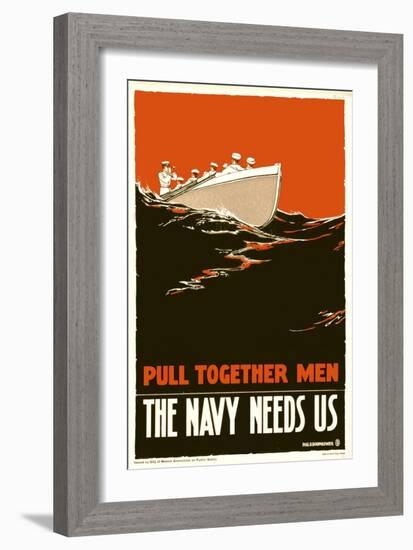 The Navy Needs Us-null-Framed Giclee Print