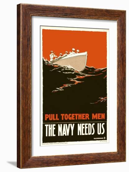 The Navy Needs Us-null-Framed Giclee Print