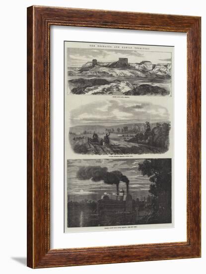 The Nebraska and Kansas Territory-null-Framed Giclee Print