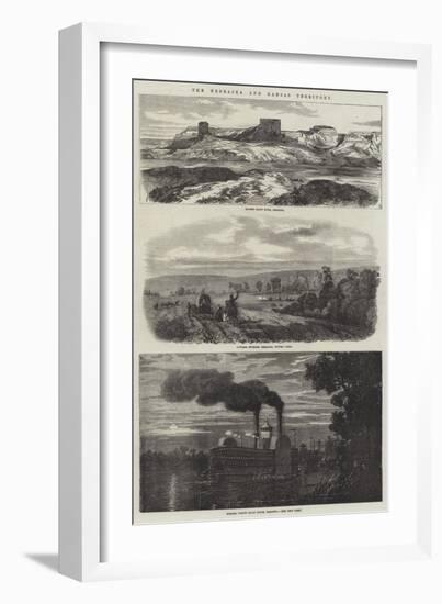 The Nebraska and Kansas Territory-null-Framed Giclee Print