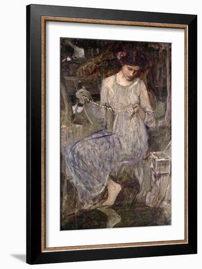 The Necklace, C.1909-John William Waterhouse-Framed Giclee Print