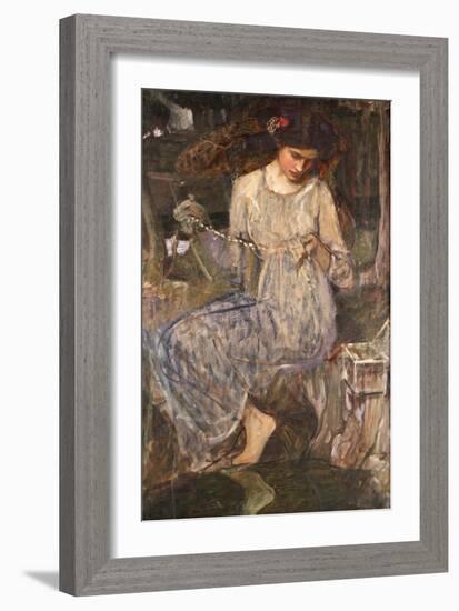 The Necklace-John William Waterhouse-Framed Giclee Print