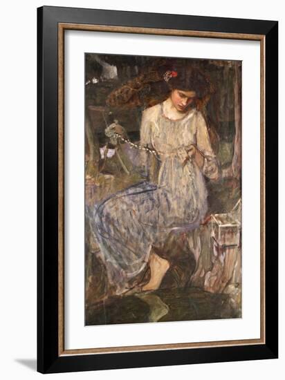 The Necklace-John William Waterhouse-Framed Giclee Print