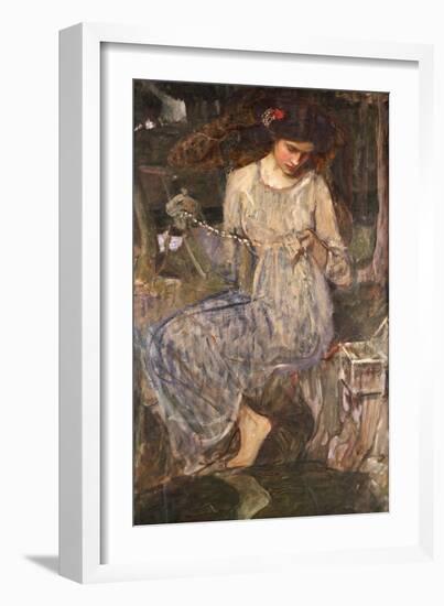 The Necklace-John William Waterhouse-Framed Giclee Print