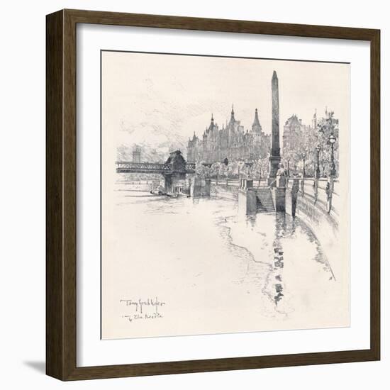 The Needle, C1902-Tony Grubhofer-Framed Giclee Print