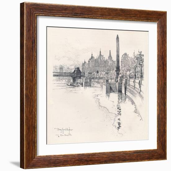 The Needle, C1902-Tony Grubhofer-Framed Giclee Print