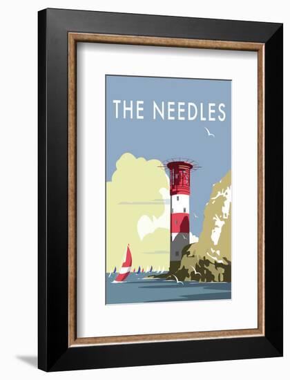 The Needles - Dave Thompson Contemporary Travel Print-Dave Thompson-Framed Giclee Print