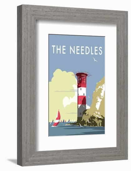 The Needles - Dave Thompson Contemporary Travel Print-Dave Thompson-Framed Giclee Print