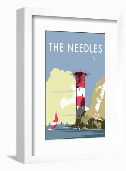 The Needles - Dave Thompson Contemporary Travel Print-Dave Thompson-Framed Giclee Print