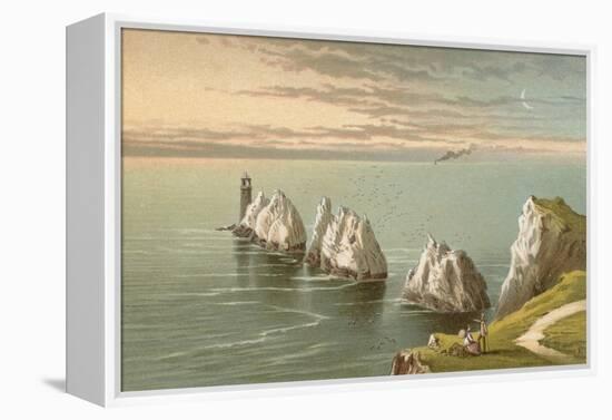 The Needles - Isle of Wight-English School-Framed Premier Image Canvas