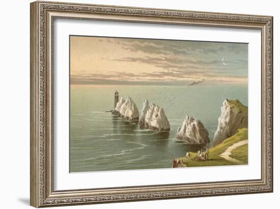 The Needles - Isle of Wight-English School-Framed Giclee Print