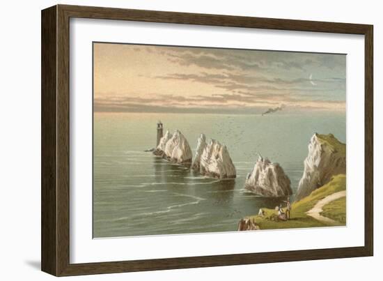 The Needles - Isle of Wight-English School-Framed Giclee Print