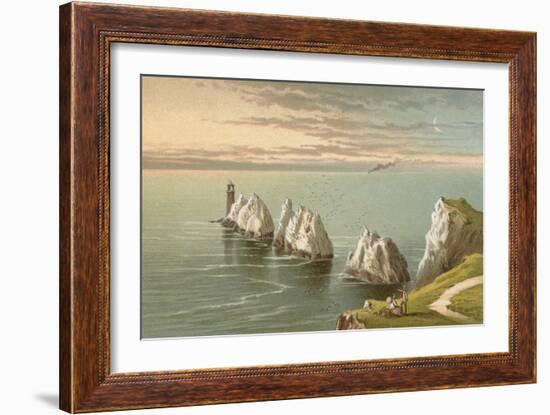 The Needles - Isle of Wight-English School-Framed Giclee Print