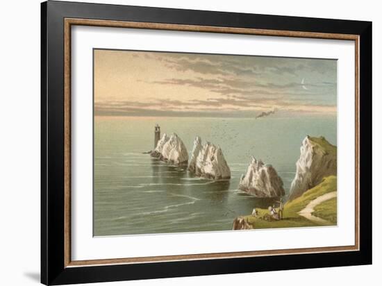 The Needles - Isle of Wight-English School-Framed Giclee Print