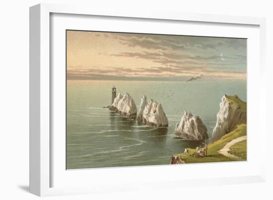 The Needles - Isle of Wight-English School-Framed Giclee Print