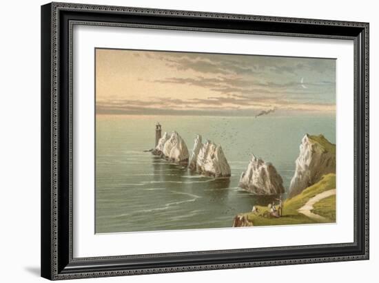 The Needles - Isle of Wight-English School-Framed Giclee Print