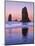 The Needles Rock Monoliths at Sunrise, Cannon Beach, Oregon, USA-Jaynes Gallery-Mounted Photographic Print