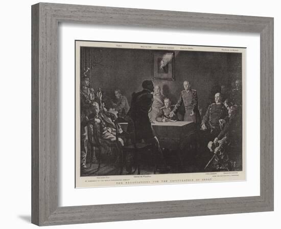 The Negotiations for the Capitulation of Sedan-null-Framed Giclee Print