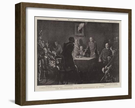 The Negotiations for the Capitulation of Sedan-null-Framed Giclee Print