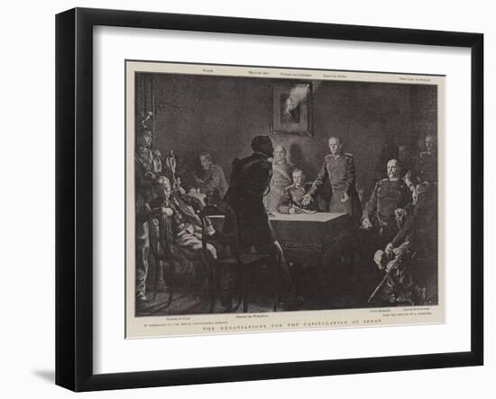 The Negotiations for the Capitulation of Sedan-null-Framed Giclee Print