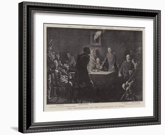 The Negotiations for the Capitulation of Sedan-null-Framed Giclee Print