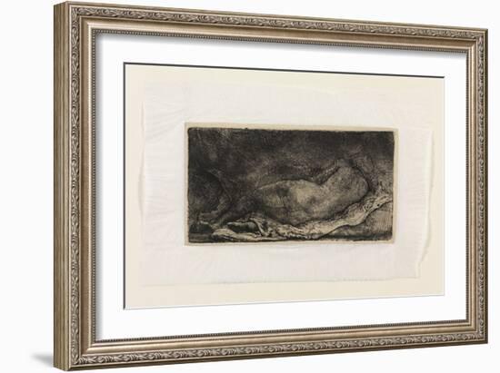 The Negress-Rembrandt van Rijn-Framed Giclee Print