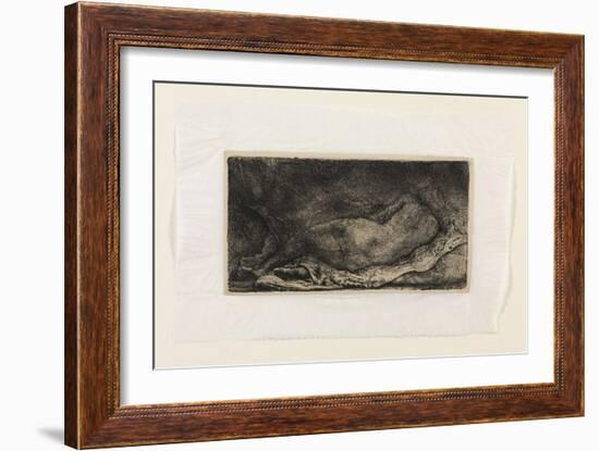 The Negress-Rembrandt van Rijn-Framed Giclee Print