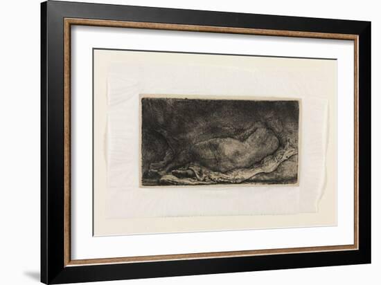 The Negress-Rembrandt van Rijn-Framed Giclee Print