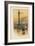 The Nelson Column, the National Gallery, Trafalgar Square-English School-Framed Giclee Print