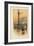 The Nelson Column, the National Gallery, Trafalgar Square-English School-Framed Giclee Print