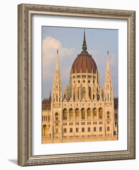 The Neo-Gothic Hungarian Parliament Building, Designed By Imre Steindl, Budapest, Hungary-Neale Clarke-Framed Photographic Print